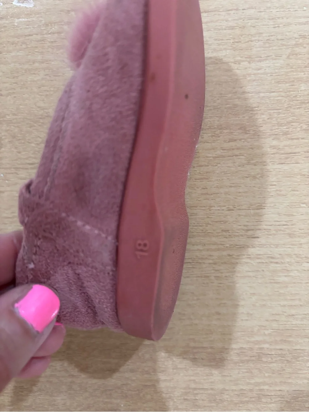 Sardon EU 18 Kids Pink Pom Mary Jane Shoes